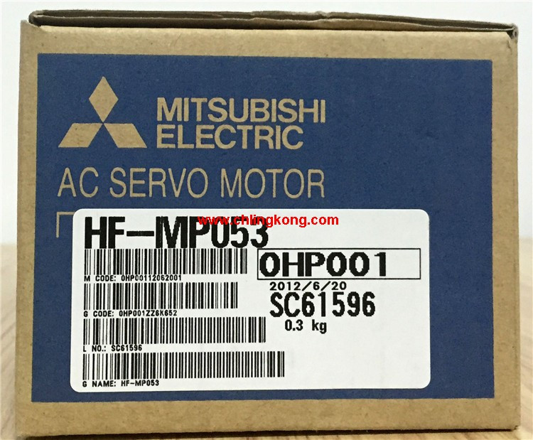 三菱低慣量小功率伺服馬達(dá)HF-MP053